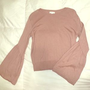 Pink long sleeve sweater